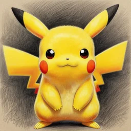 pencil art, detailed portrait of pikachu, intricate, hyper detailed, realistic, oil painting, by julie bell, frank frazetta, cinematic lighting