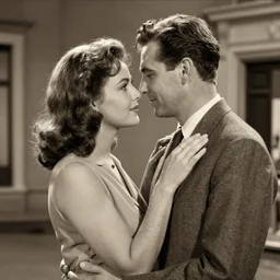 a romantic scene from a 1 9 6 0's movie, sepia lighting, photorealist, 8 mm cinematography, 4 k