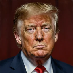 portrait of donald trump!!!!!!!!!!!!!!!!!!!!!!!!!!!, detailed face, detailed painting, epic lighting, by ilya repin, phil hale and kent williams