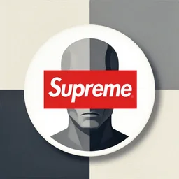 Supreme x Hades Zagreus profile picture by Sachin Teng, asymmetrical, Organic Painting ,geometric shapes, hard edges, energetic, graffiti, street art:2 by Sachin Teng:4