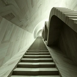 an infinite staircase, digital art