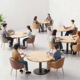 people communicating on small round tables in large lounge, gameplay still frame, 4 colors, pixel art, retro, splash screen, level design, high contrast, background, deep focus, highly detailed, dramatic lighting, digital painting, artstation, concept art, matte, greg rutkowski, moebius, illustration.