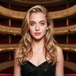 professional portrait photography of sabrina carpenter in an opera in 2 0 2 1