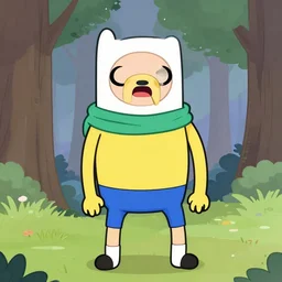 jake the dog from adventure time as a god