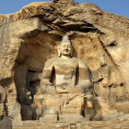 mogao grottoes, attractive gigachad, painting by gaston bussiere, j. c. leyendecker