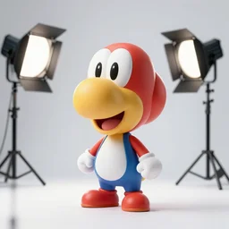 studio photo shot of yoshi, studio lighting, studio camera, 8 k