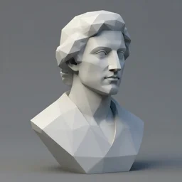 low-poly 3d-model by Bouguereau