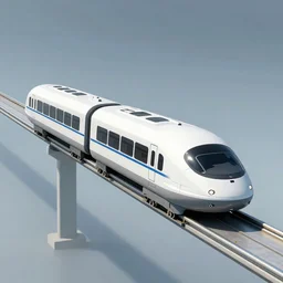 maglev vehicles on maglev roads from the movie Minority Report,