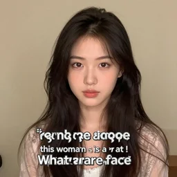 “this woman is a rat! What a rare face”