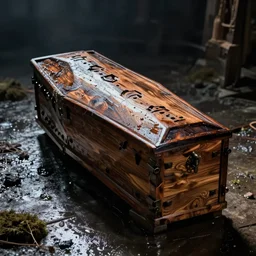 wet plate photography ancient wooden coffin, scp, beksinski, barlowe
