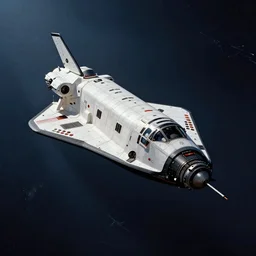 a real photo of a spaceship by john berkey