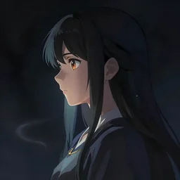 pretty girl portrait profile picture, dramatic lighting, digital painting, arcane magic, by makoto shinkai and ilya kuvshinov, rossdraws, illustration, fantasy - n 9