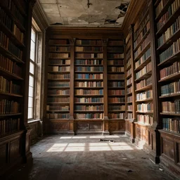 An abandoned library