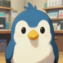 gori fujita ilustration a game development studio, little worried bird looking in the camera close up painting by goro fujita, sharp focus, highly detailed, artstation