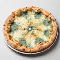 mildew pizza, food photography