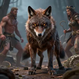 werewolf staring at you, 3d scene, render, ultra realistic, zenith view, Frank Frazetta, Richard Corben, Moebius, Greg Rutkowski, artstation, cgsociety, level design, unreal engine, 3d scene, render, ultra realistic