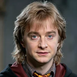a close up portrait of harry potter as an old man with full hair, art station, highly detailed, focused gaze, concept art, sharp focus, illustration in pen and ink, wide angle, by Kentaro Miura