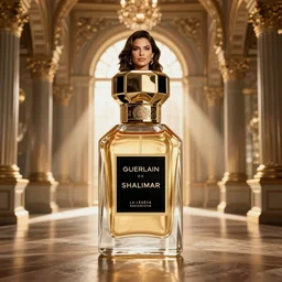 GUERLAIN Shalimar, Starring Natalia Vodianova indian princess, parfum, La légende de Shalimar, palace, matte painting by feng zhu & Andreas Rocha, god rays, concept art, deviantArt, artsation, artstation HQ, HD, 4k resolution, octane, finalRender, wallpaper, Unreal Engine