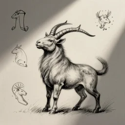 artistic drawing zodiac sagittarius