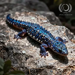 sapphire gila monster by joel robison