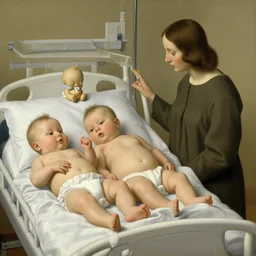 babies in the hospital by rene magritte