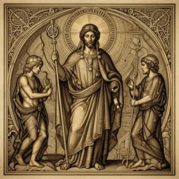 ecumenical steele of avarice fraternity, sermon of philistine greed, detailed, intricate, aesthetic, artistic - n 9