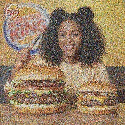 black girl burger king big mac