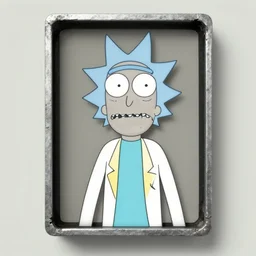 tintype photo of “ rick and morty ”