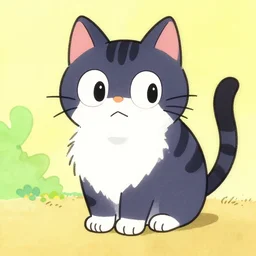 a cat by ken sugimori