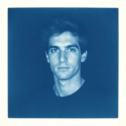 belle dvorak, cyanotype brushed,