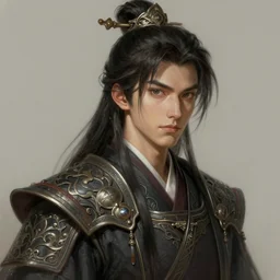 portrait of a young mage, intricate, highly detailed, digital painting, artstation, concept art, sharp focus, art by artgerm, in the style of huifeng huang and greg rutkowski