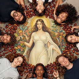 beautiful goddess surrounded by dried dates circle by amy leibowitz, wlop, jeremy lipkin, beeple, intricate, artgerm, ilya kuvshinov