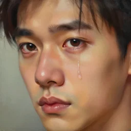 Guess mine is not the first heart broken, My eyes are not the first to cry I'm not the first to know There's just no getting over you, close-up portrait, intricate, elegant, volumetric lighting, scenery, digital painting, highly detailed, artstation, sharp focus, illustration, concept art, ruan jia, steve mccurry