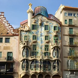 “ a surrealistic mix of buildings from Antoni Gaudí and a woman body by salvador Dalí , hyperrealist, photo by the best photographer”