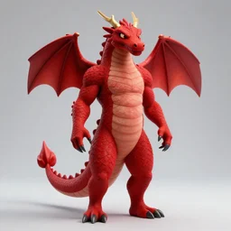 red dragon kigurumi, 8k, realistic