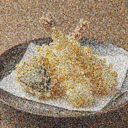 Japanese Tempura set but made of gold, 100mm food photography