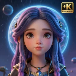 ( ( ( ( ( hyperrealist distant portrait of jaina proudmoore on a blue planet where it rains colors. ) ) ) ) ) by donato giancola, fantasy, photorealistic, octane render, unreal engine, dynamic lighting, cute face, beautiful girl, beautiful, wlop, cute, trending on artstation, poster, volumetric lighting, very detailed faces, 4 k, award winning