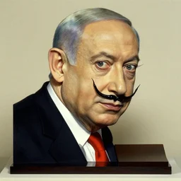 benjamin netanyahu memento mori by salvador dali