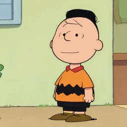 cartoon scene of bill cosby as charlie brown