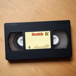 scotch t - 1 2 0 vhs tape