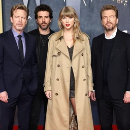 taylor swift wearing fashionable trench coat, jesper ejsing, artgerm, petros afshar, tom whalen