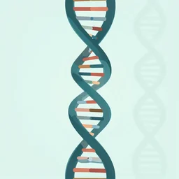 double helix! dna and life, a closeup simple vector pop surrealism, by ( leonardo da vinci ) and greg rutkowski