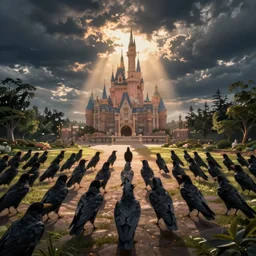crowd by disney concept artists, blunt borders, rule of thirds