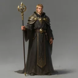 high fantasy priest designed by Greg rutkowski, concept art, fantasy, 4k, CG render