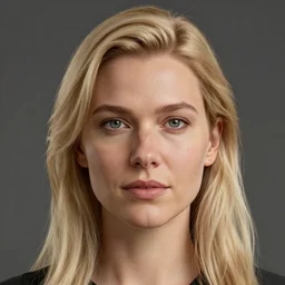 photorealistic face of blonde Swedish woman, unreal engine 5