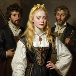 elle fanning, traditional corsican, intricate, highly detailed, artstation, illustration, jurgens, rutkowski, bouguereau