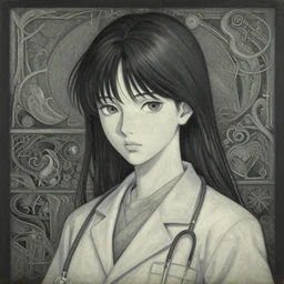 marine biologist princess. decal by award - winning mangaka, intricate details, heavily stylized, muted palette, oil painting