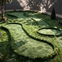 Salvador Dali mini golf course