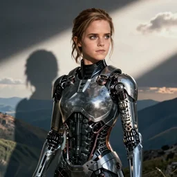 Emma Watson as the Terminator by Johannes Wessmark
