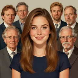 photo of danielle panabaker with simple smile paint detailed digital artstation, portrait hd 4 k, y greg rutkowski and gaston bussiere and craig mullins and j. c. leyendecker, hd